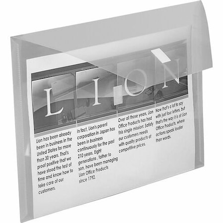 Lion Office Products ENVELOPE, POLY, SIDE, FRNTPKT LIO22070CR